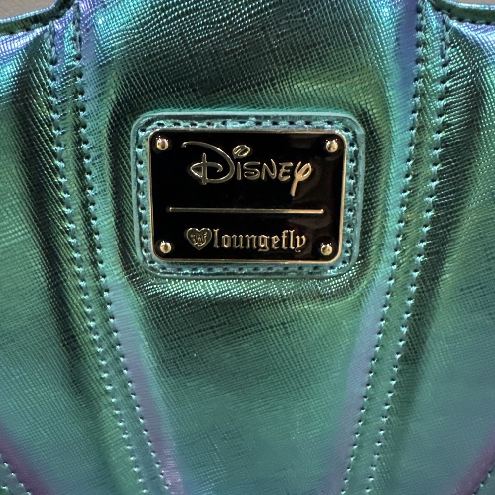 NEW Lounge Fly Ariel Sea Shell Bag Disney Little Mermaid Aurora Purse Crossbody - Picture 5 of 10